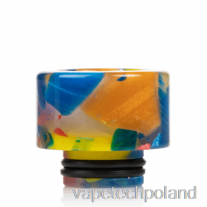 Vape Polska 510 Widebore Żywica Drip Tip Rainbow Żywica